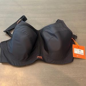 Panache sports bra 38DD black new
